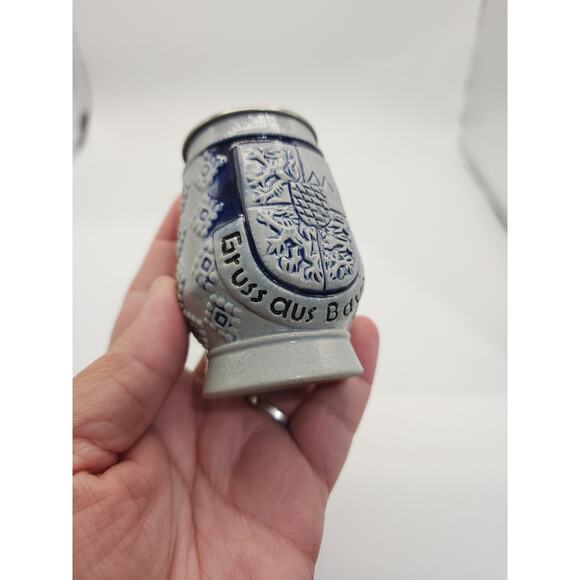 Antique Original King Gruss Aus German Beer Stein Western Germany - Picture 4 of 8